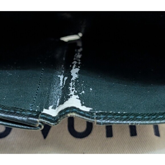 Louis Vuitton  Mens Taiga Leather Green Bifold Wallet MI0917 Vintage 1997 - Picture 6 of 6